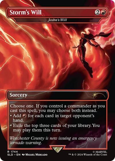 Storm's Will - Jeska's Will - Rainbow Foil