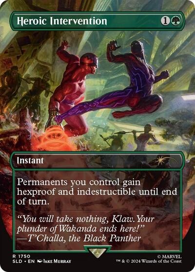 Heroic Intervention - Rainbow Foil