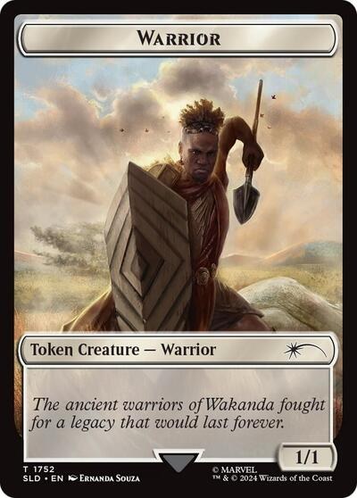 Warrior Token - Rainbow Foil