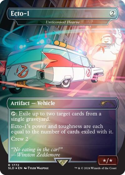 Ecto-1 - Unlicensed Hearse - Rainbow Foil