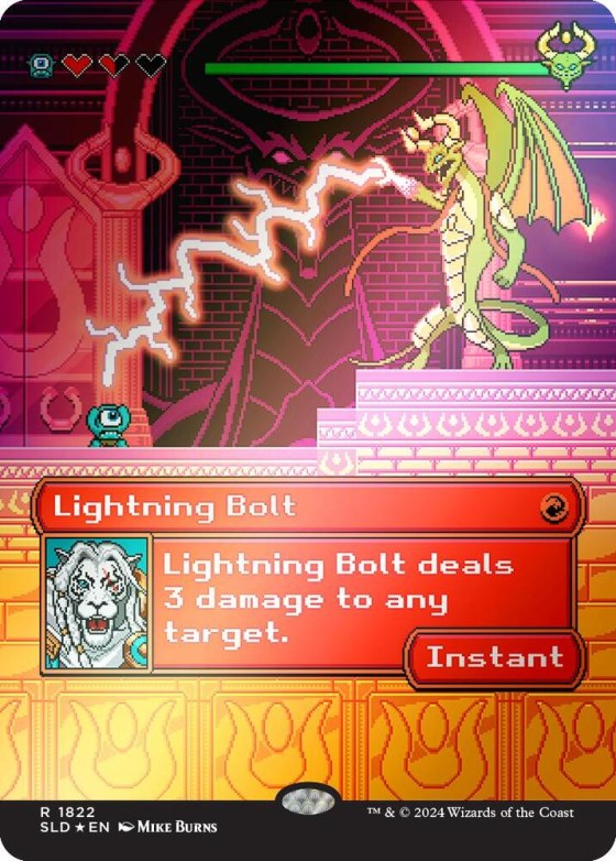 Lightning Bolt - Rainbow Foil