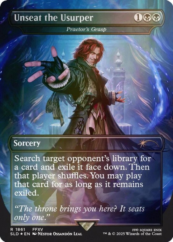 Unseat the Usurper - Praetor's Grasp - Rainbow Foil