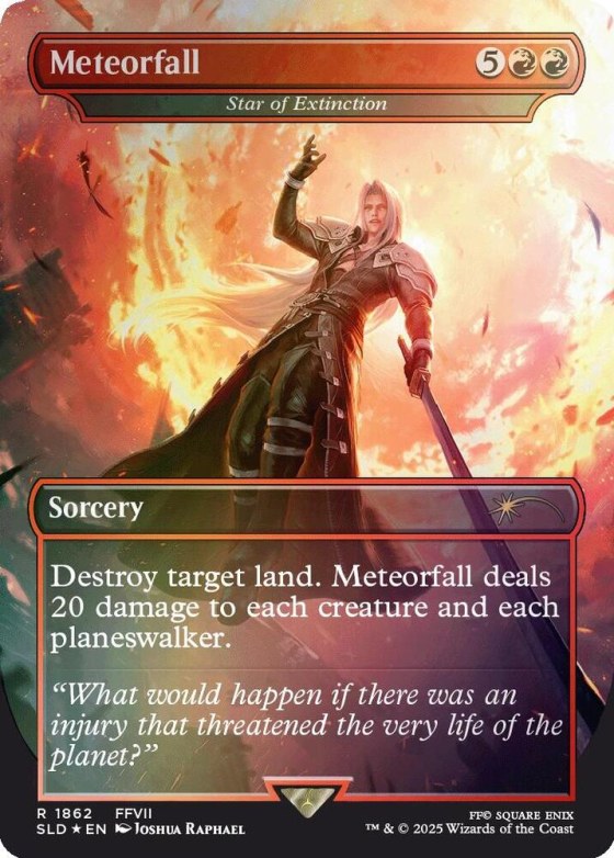 Meteorfall - Star of Extinction - Rainbow Foil