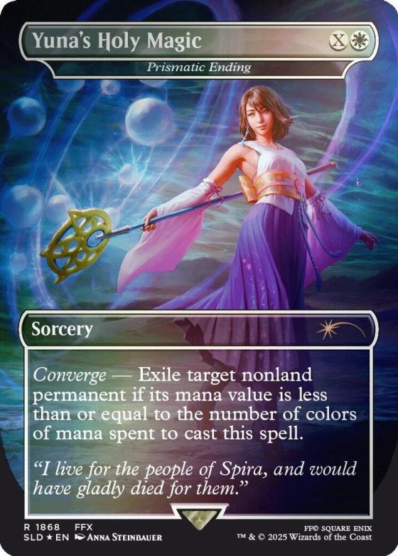 Yuna's Holy Magic - Prismatic Ending - Rainbow Foil