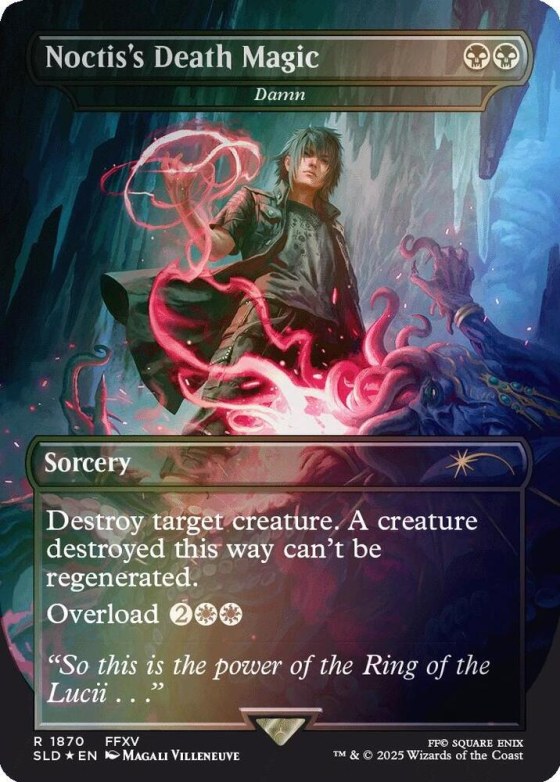 Noctis's Death Magic - Damn - Rainbow Foil