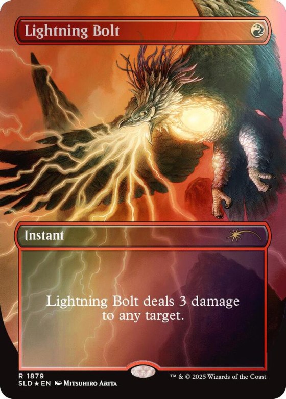 Lightning Bolt - Rainbow Foil