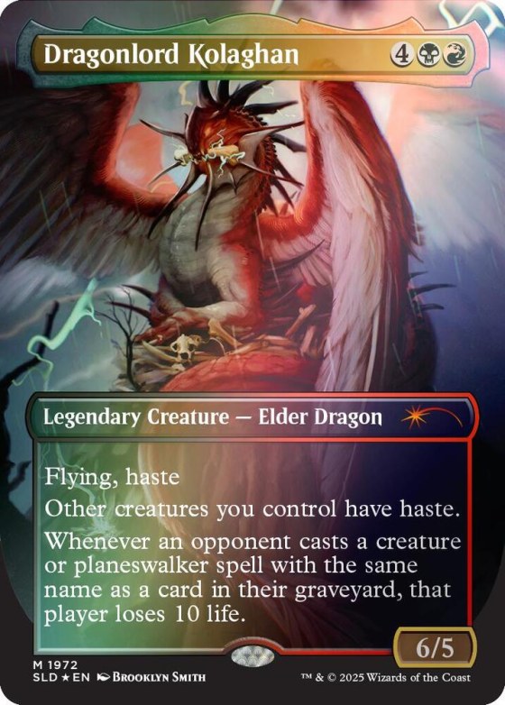 Dragonlord Kolaghan - Rainbow Foil