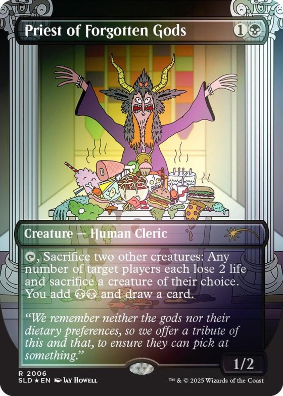 Priest of Forgotten Gods - Rainbow Foil