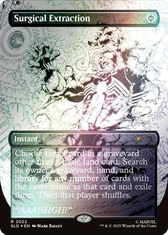 Surgical Extraction - Rainbow Foil