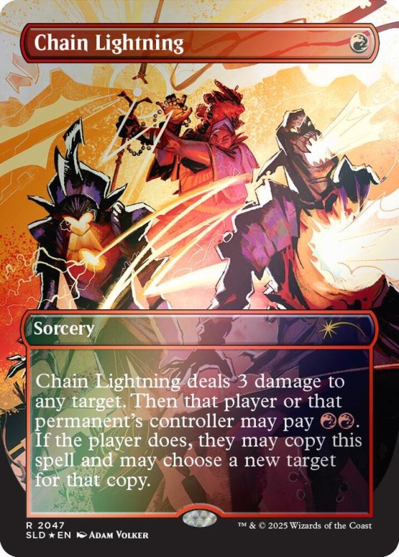 Chain Lightning - Rainbow Foil