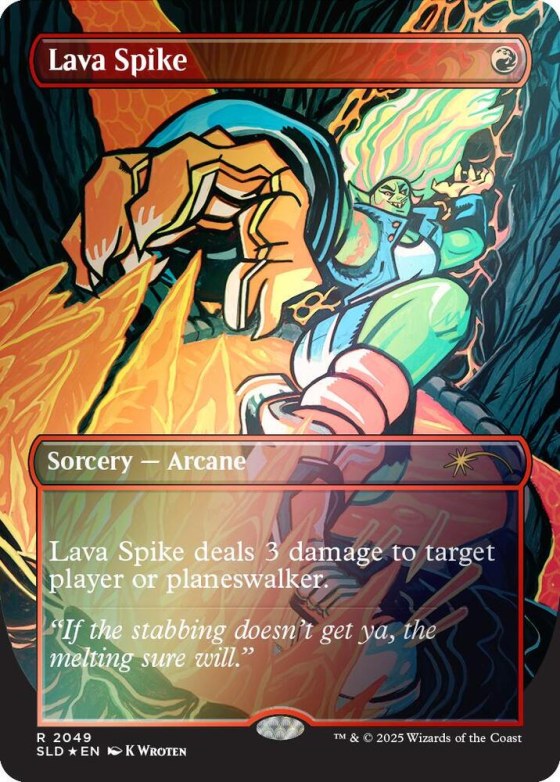 Lava Spike - Rainbow Foil