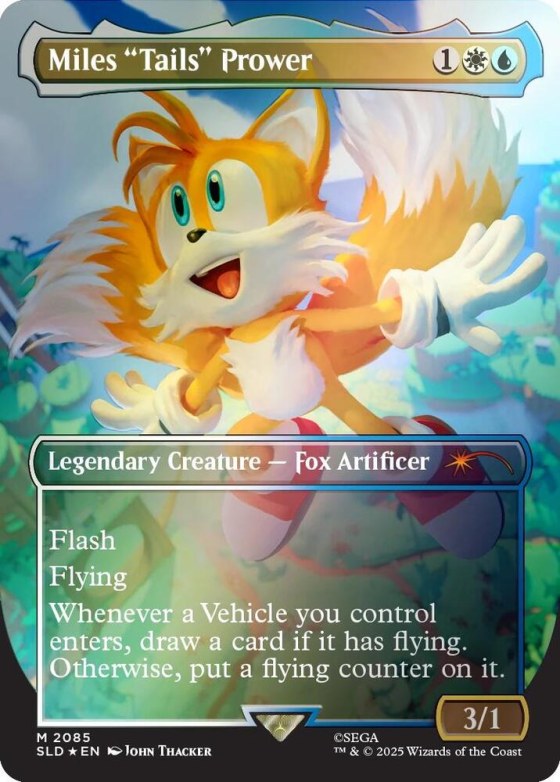 Miles "Tails" Prower - Rainbow Foil