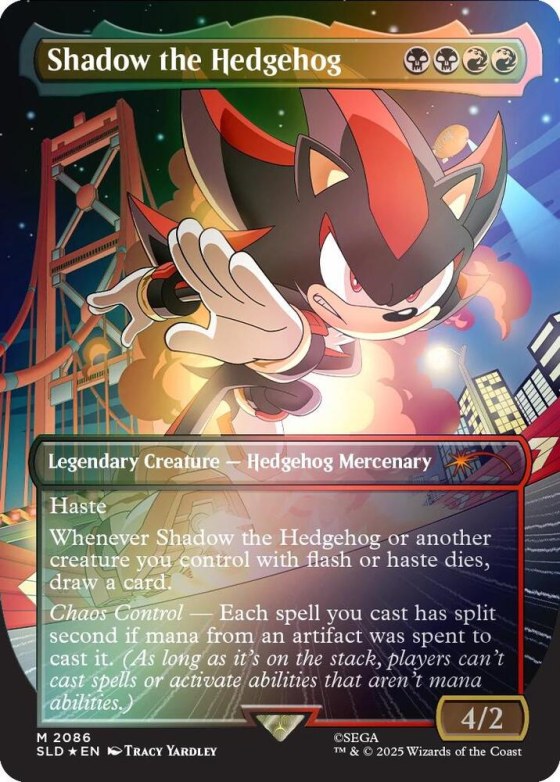 Shadow the Hedgehog - Rainbow Foil