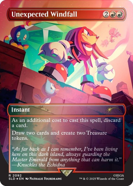 Unexpected Windfall - Rainbow Foil
