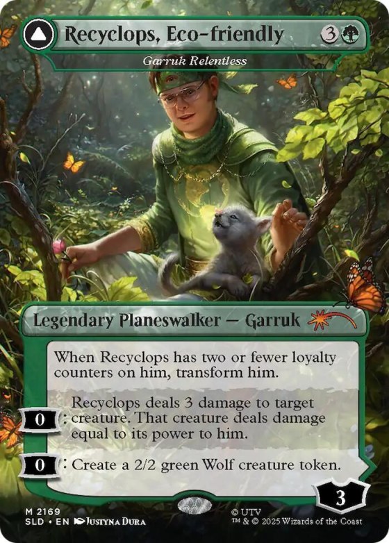 Recyclops, Eco-friendly - Garruk Relentless - Foil