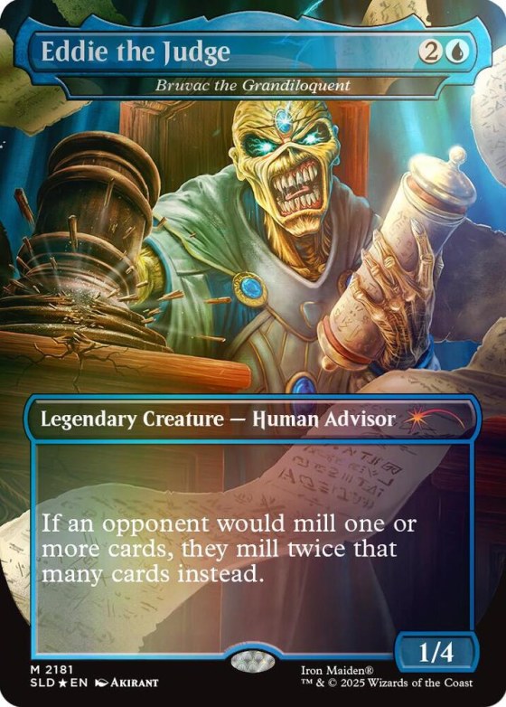 Eddie the Judge - Bruvac the Grandiloquent - Rainbow Foil
