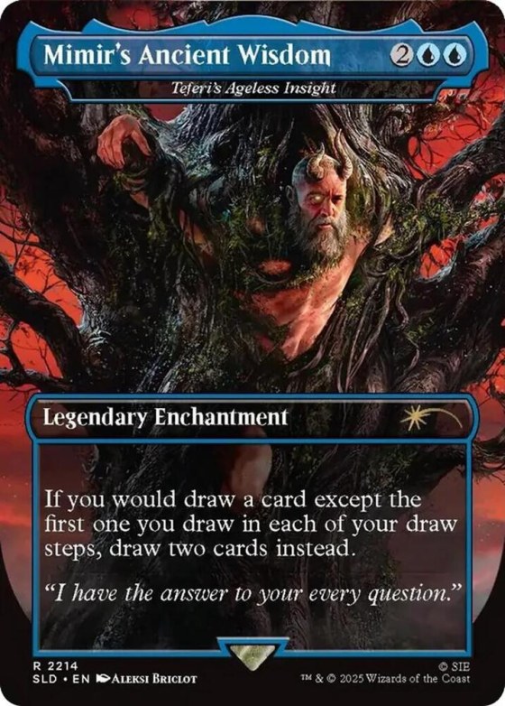 Mimir's Ancient Wisdom - Teferi's Ageless Insight - Foil