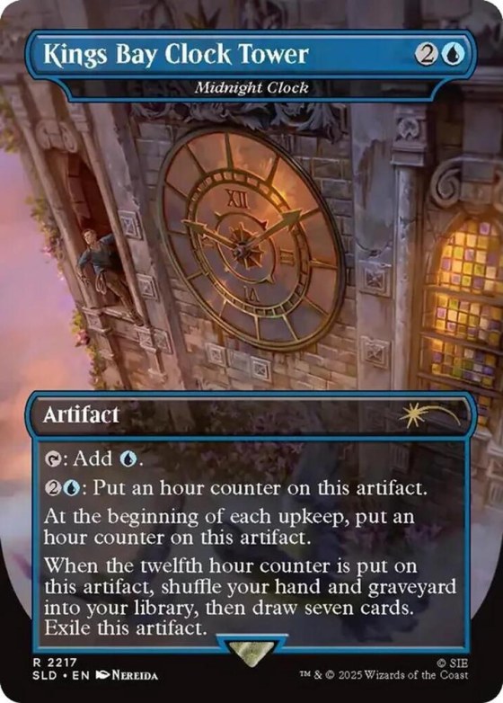Kings Bay Clock Tower - Midnight Clock