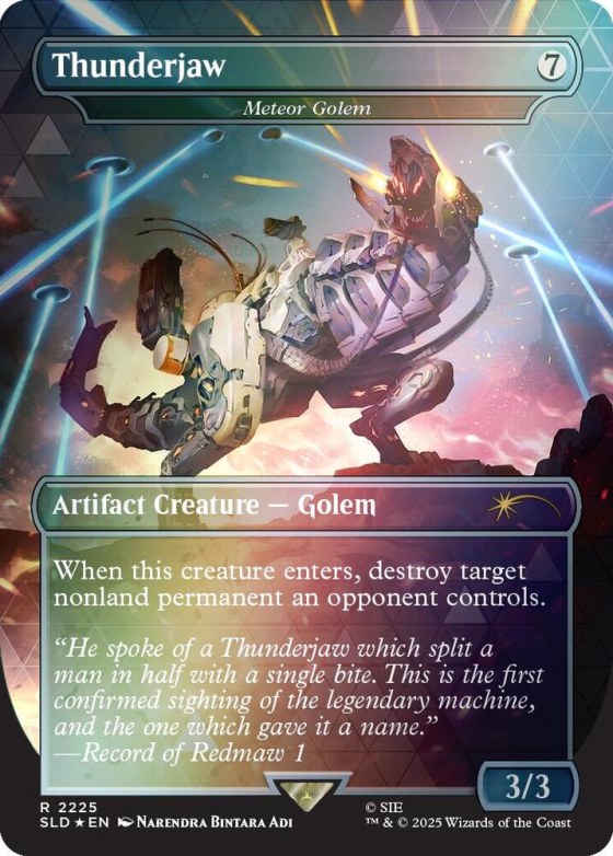 Thunderjaw - Meteor Golem - Rainbow Foil