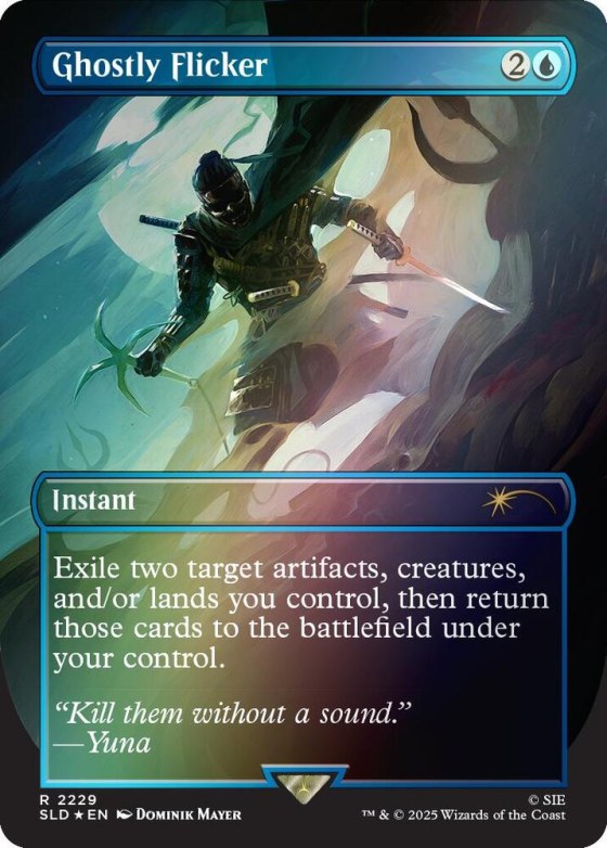 Ghostly Flicker - Rainbow Foil