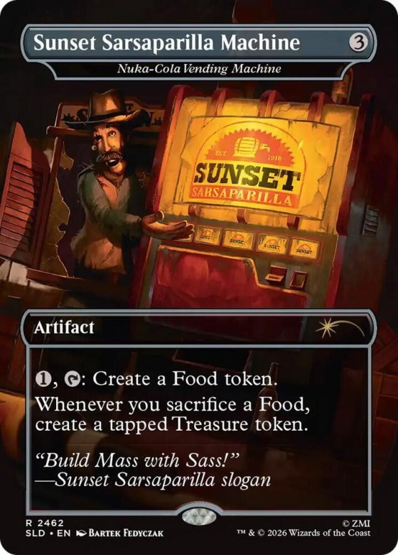 Sunset Sarsaparilla Machine - Nuka-Cola Vending Machine - Foil