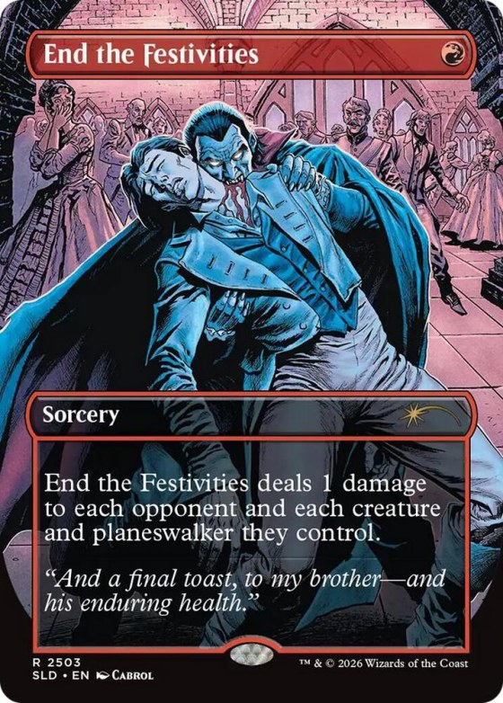 End the Festivities - Foil
