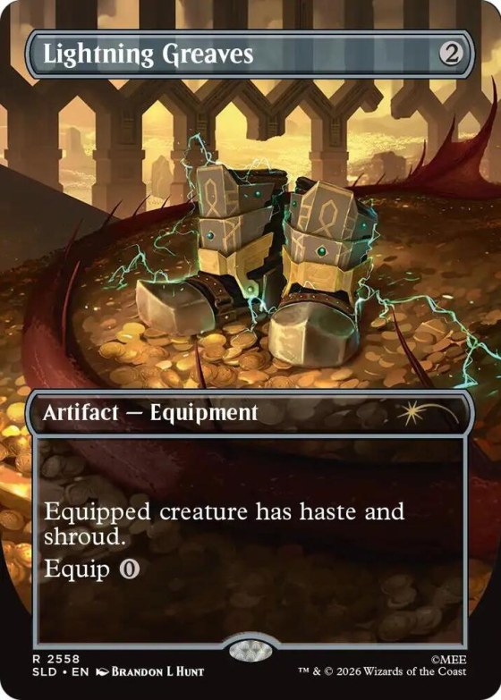 Lightning Greaves - Foil