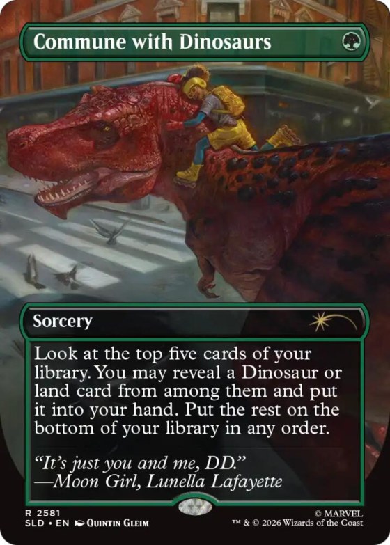 Commune with Dinosaurs - Foil