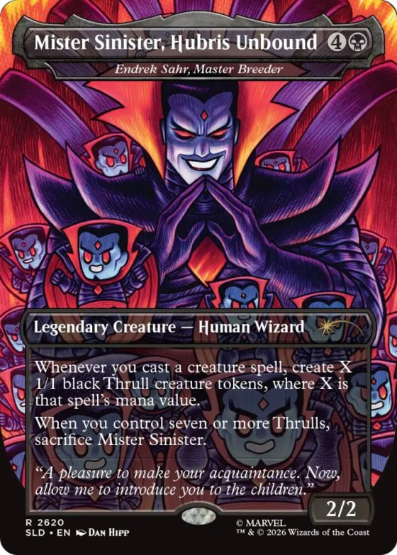 Mister Sinister, Hubris Unbound - Endrek Sahr, Master Breeder - Foil