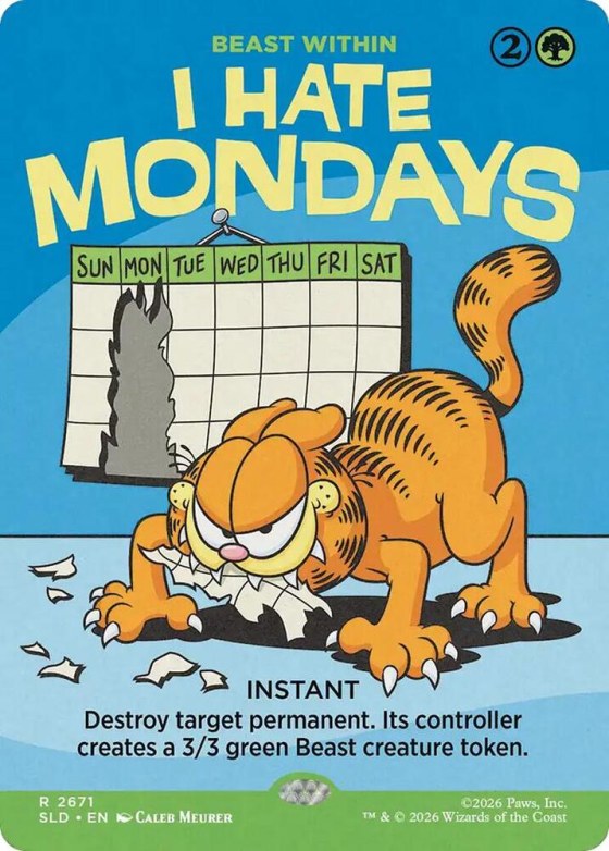 I Hate Mondays - Beast Within - Foil