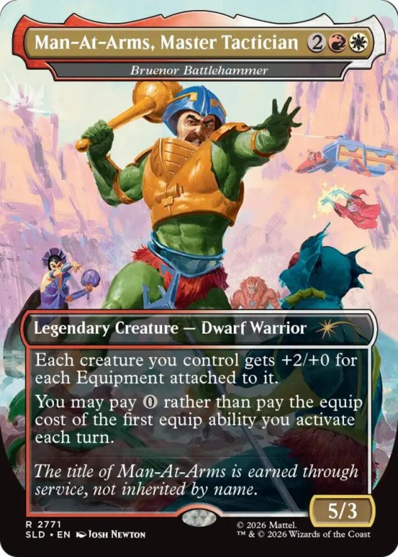 Man-At-Arms, Master Tactician - Bruenor Battlehammer - Foil