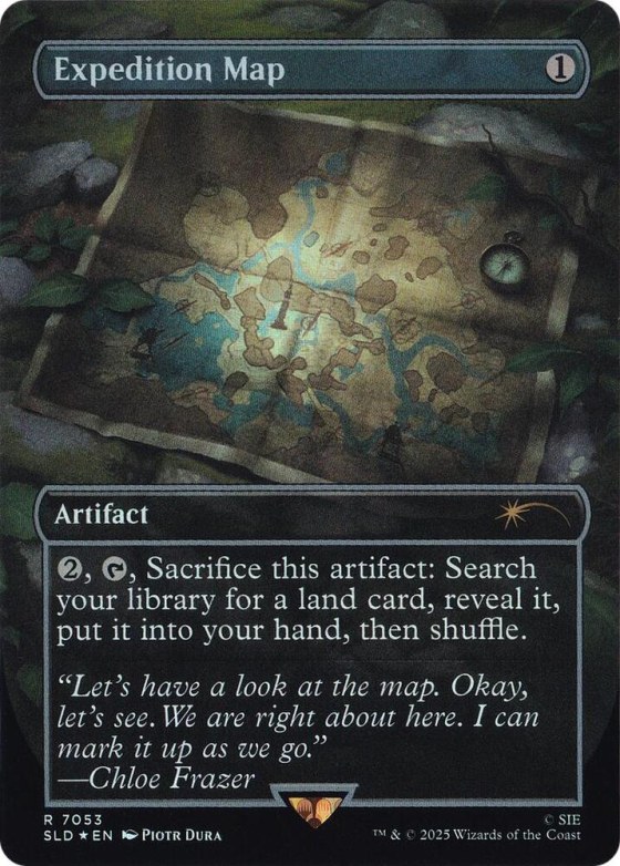 Expedition Map - Rainbow Foil