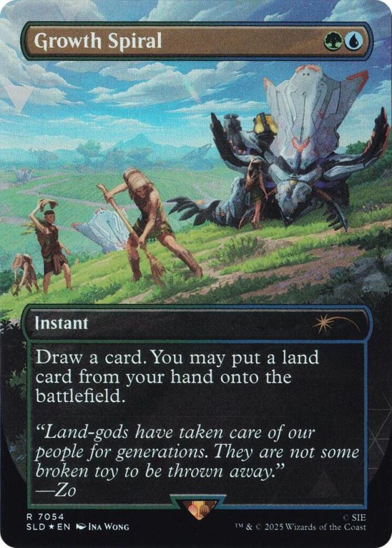 Growth Spiral - Rainbow Foil