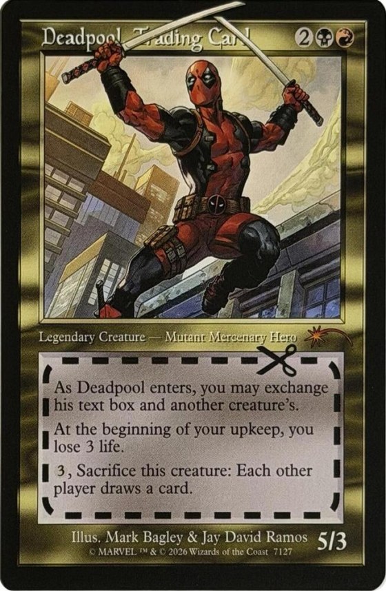 Deadpool, Trading Card - Foil