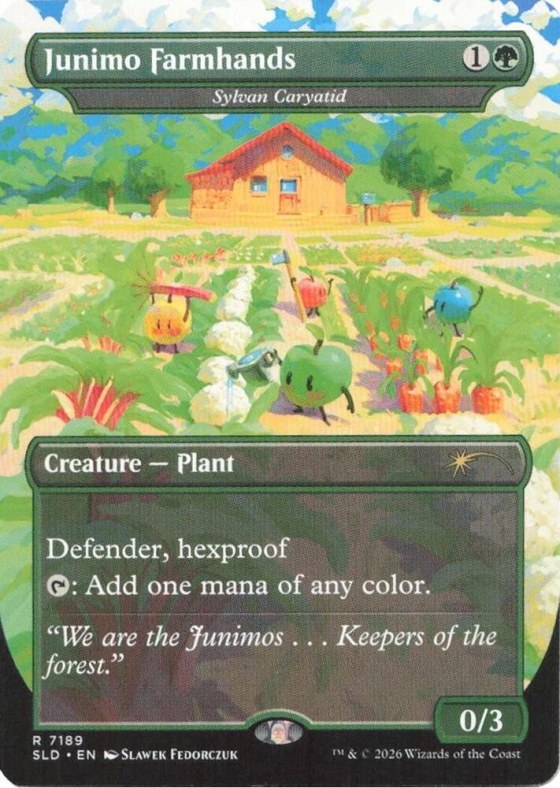 Junimo Farmhands - Sylvan Caryatid - Foil