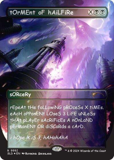 tOrMEnt oF hAiLFiRe - Rainbow Foil