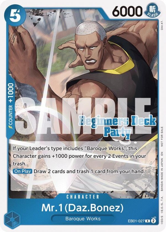 Mr. 1 - Beginners Deck Party St 23 St 