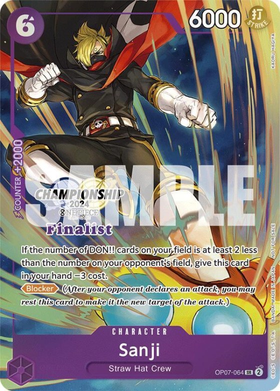Sanji - Championship 2024 Finalist Car