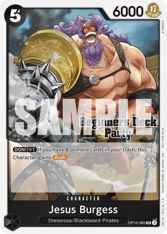 Jesus Burgess - Beginners Deck Party St 23 St 