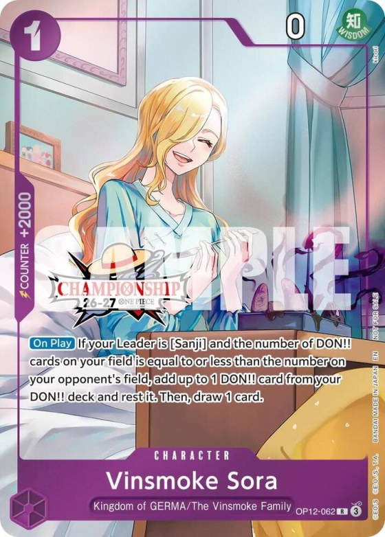 Vinsmoke Sora - Cs 26 27 Celebration Pack