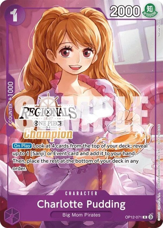 Charlotte Pudding - Regionals Champion Card Set 26