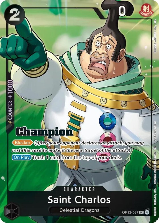 Saint Charlos - Winner Card Set Vol 1