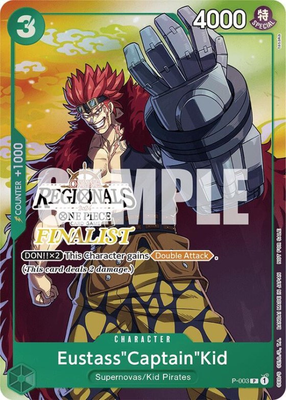 Eustass"Captain"Kid - Online Regional 2024 Vol 2 Fin
