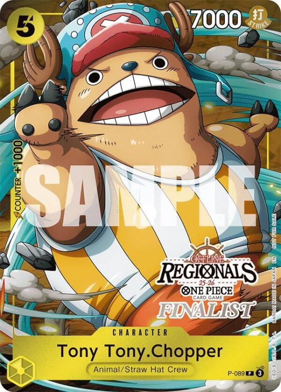 Tony Tony.Chopper - Offline Regional Finalist Card