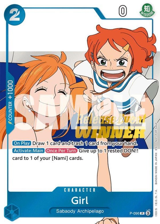 Girl - Op14 Release Event Winner