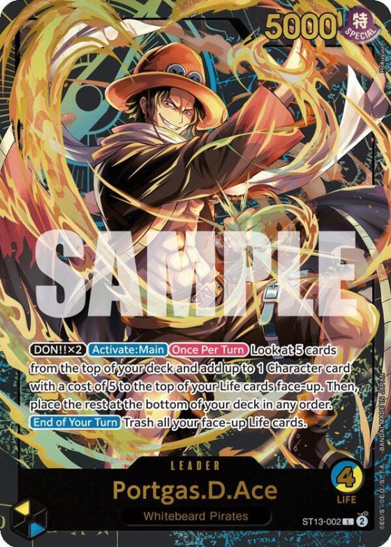 Portgas.D.Ace - Premium Card Collection Leader