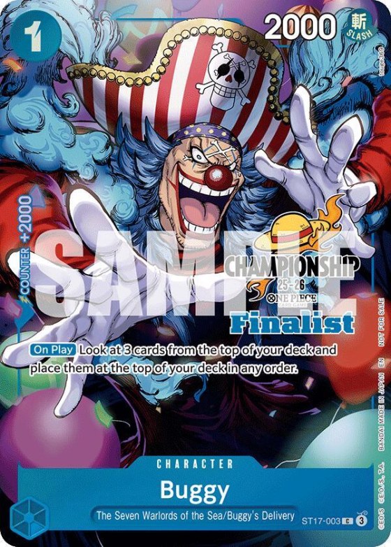 Buggy - Cs 25 26 Finalist Card Set 1
