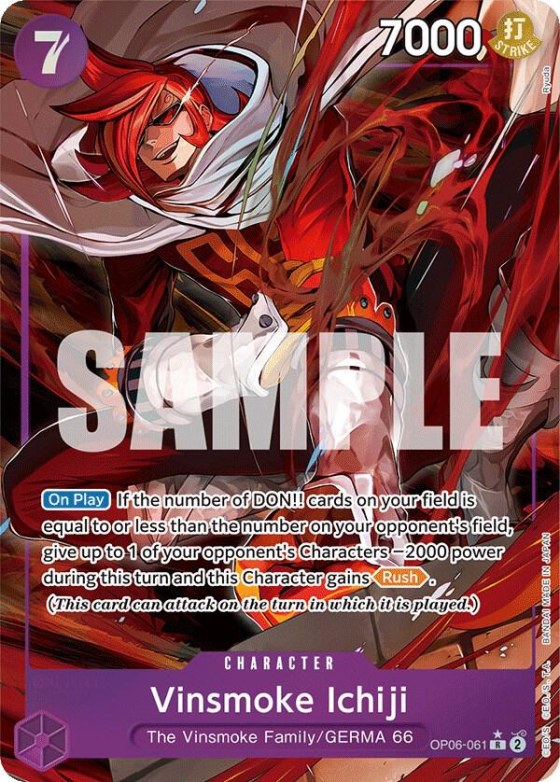 Vinsmoke Ichiji - Alternate Art