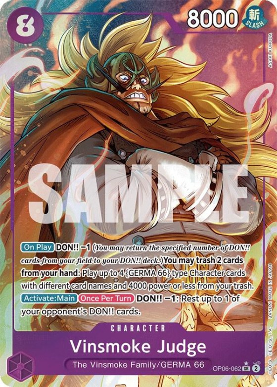 Vinsmoke Judge - Alternate Art