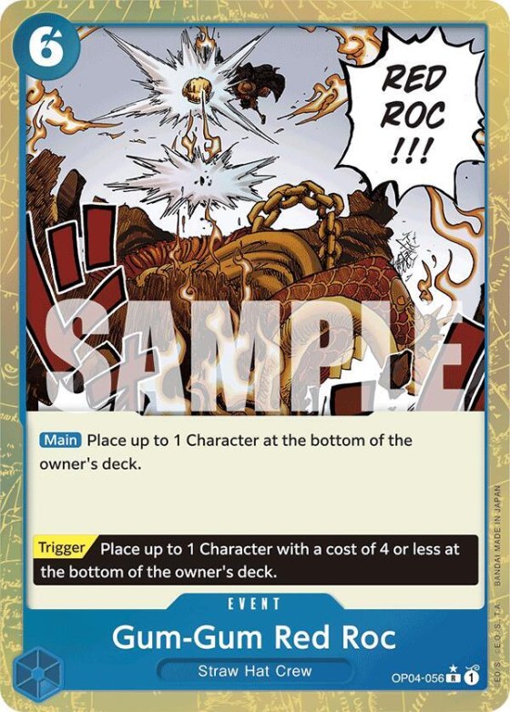 Gum-Gum Red Roc - Textured Foil